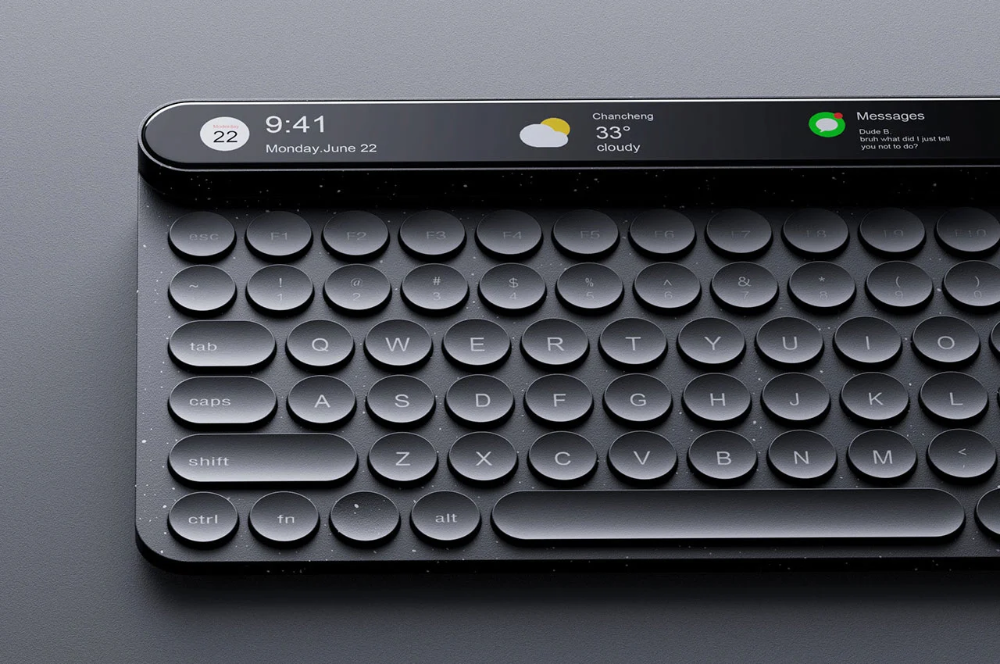 A touch panel gives this ingenious keyboard surprising Apple Touch Bar-inspired user interface – Yanko Design