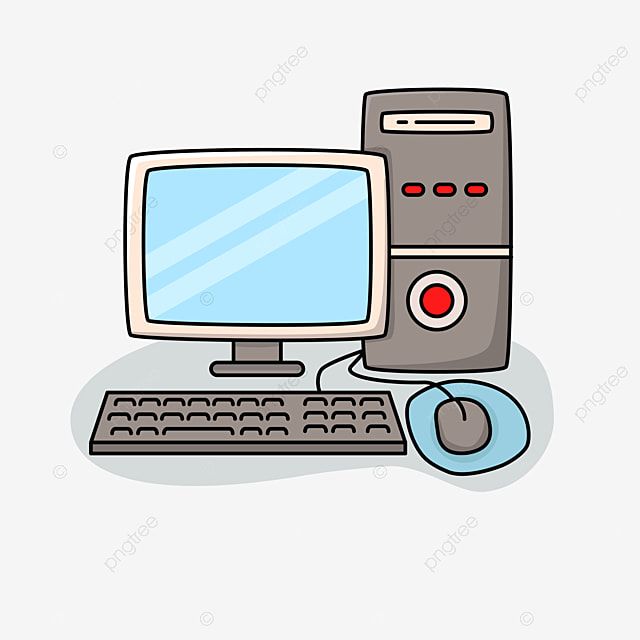 Ilustración De Vector De Computadora En Estilo De Dibujos Animados PNG ,dibujos  Imágenes Prediseñadas De Pc, Computadora, Ordenador Personal PNG y Vector para Descargar Gratis | Pngtree