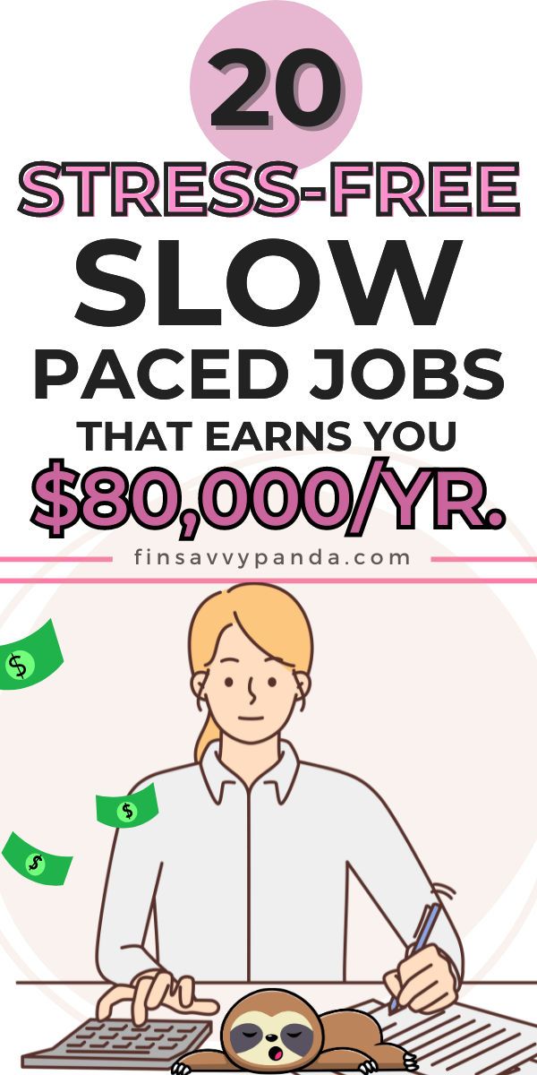 20 Slow Paced Jobs for Low-Stress Work